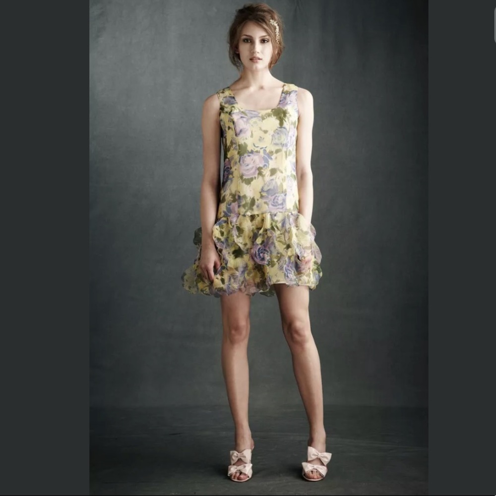 BHLDN Anthropologie Anna Sui Castle Shift Dress
